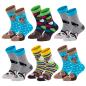 Preview: 6 Paar TippTexx 24 Kinder Socken Lustige Hunde